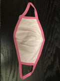 Hot Pink Double Layer Solid Cotton Masks