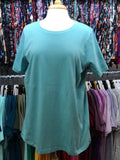 Ash Mint Crew Neck Plus Short Sleeve Tee