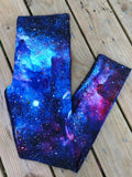 Blue Galaxy Pocket Custom - Designer Legging & Capri