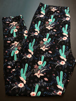 Blooming Cactus 3/5X Standard Leggings