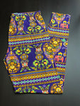 Coral Elephants Plus Standard Leggings
