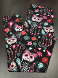 Sugar Skull KITTY OS Standard Legging