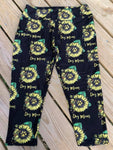 Sunflower Paw Mom Custom Pocket OS Capri