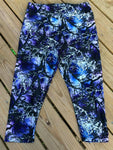 Purple & Blue Woods OS Custom Capri's