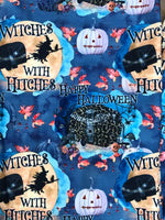 Witches with Hitches Halloween Custom Leggings