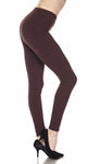 Solid OS Brown Standard Leggings