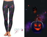 Scared Pumpkins Custom Leggings