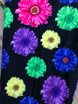 Bright Day Colorful Daisies Customs Capri