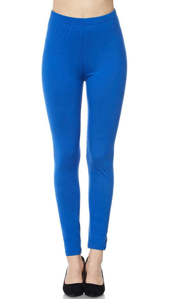 Solid Blue OS Standard Leggings