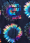 Don’t Worry, Be Hippie Sunflower XP Custom Leggings