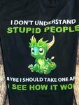 Dragons Stupid People Custom Plus Leggings