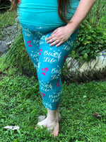 Plus “Beach Life” Custom Capris