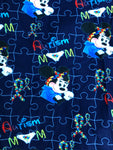 Dark Blue Puzzle Autism MOM Designer - Custom Legging - OS and XP Sizes