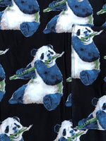 Bamboo Eating Hungry Panda Designer Pocket - Custom Leggings - All Sizes