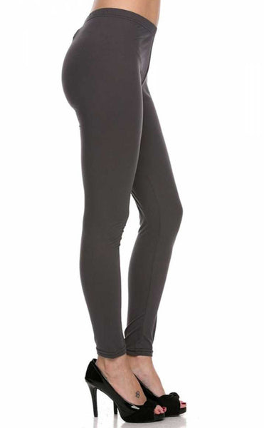 Solid Charcoal OS Standard Leggings