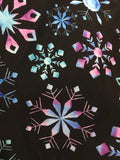 Colorful Snowflakes Plus Size Custom Leggings