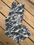 Digital Grey Camo Plus Capri