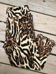 Animal Print Yoga Plus Size Capri