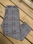 Yoga Mini Hound's-tooth Plaid Plus Capri