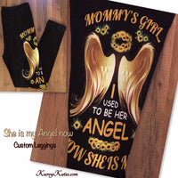 She Is My Angel Now Custom Legging