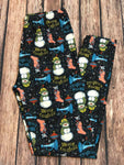 Merry Christmas Horns OS Standard Leggings