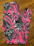 Pink & Paisley Standard Leggings