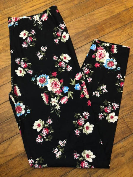 XPlus Spring Blossoms Standard Leggings