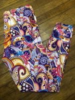 XPlus Paisley Impressions Standard Leggings