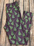 Cactus Christmas Trees Custom Leggings