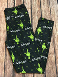 Bad Attitude Christmas Grinch's OS Custom Leggings
