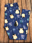 Plus Presents & Penguins Holiday Custom Leggings